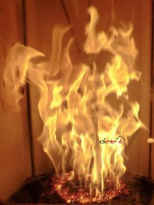 Vuurbeeld Dielle pelletkachel met bodemvoeder