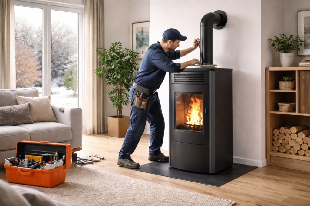 Pelletkachel installeren